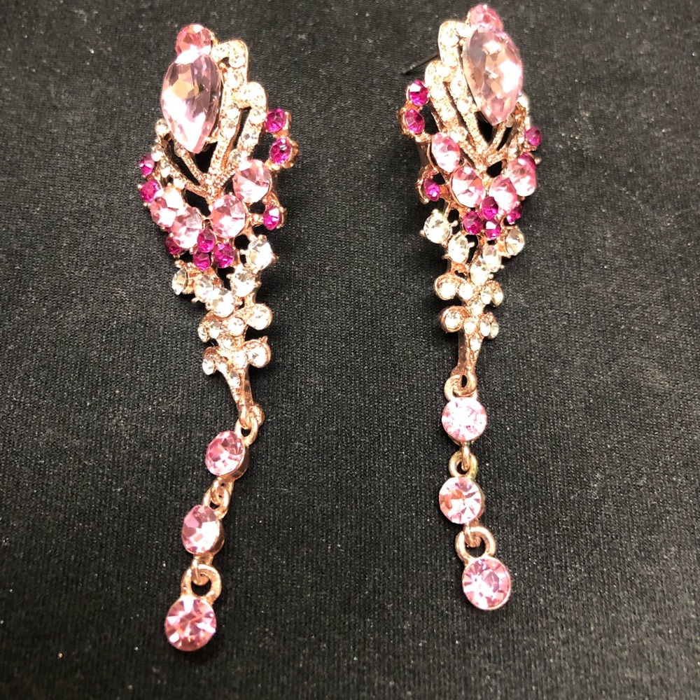 Crystal chandelier earrings